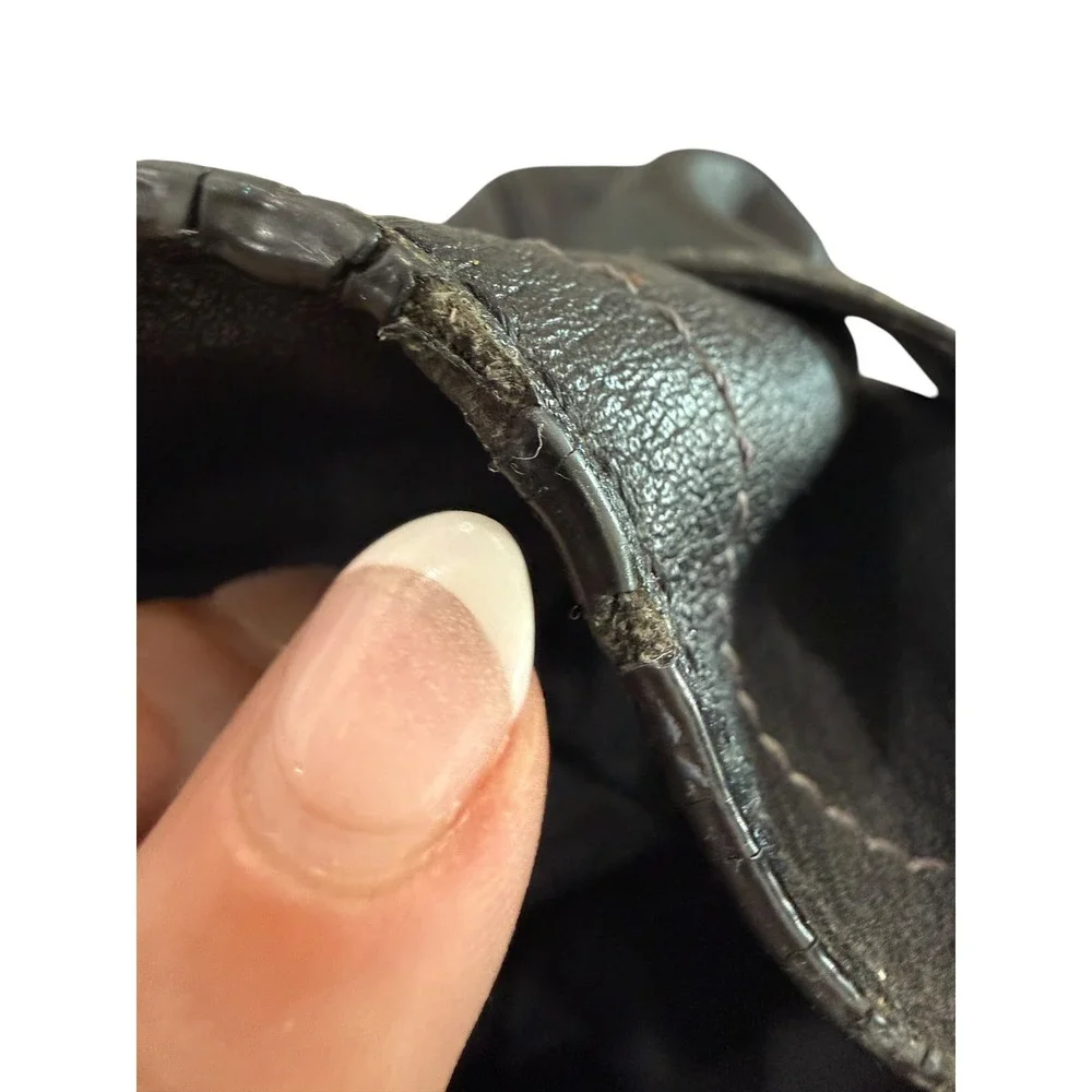 Vintage Y2K COACH Soho Hobo Hampton Buckle‎ Black Leather Shoulder Bag